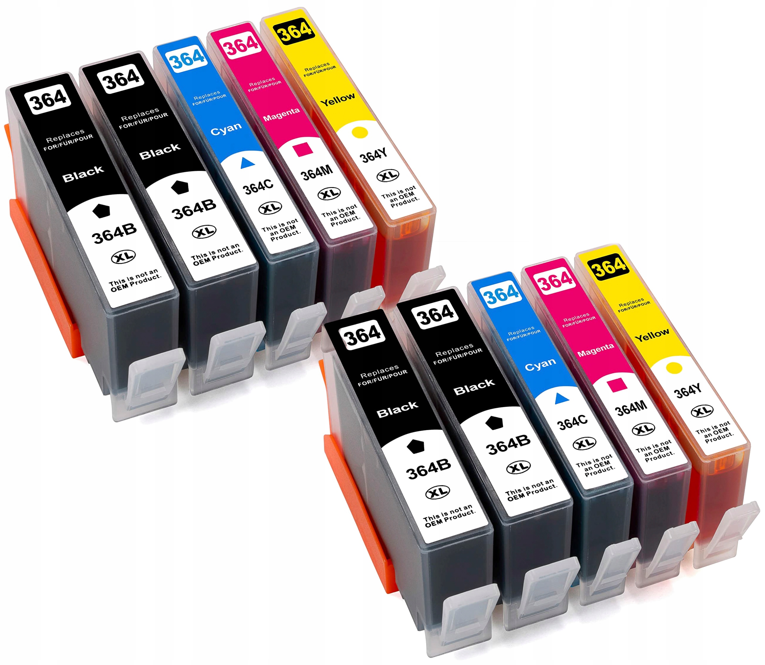 White Box atrament PRINTER INK / HP 364XL DESKJET pre HP čierna (čierna), červená (purpurová), modrá (azúrová), žltá (žltá)